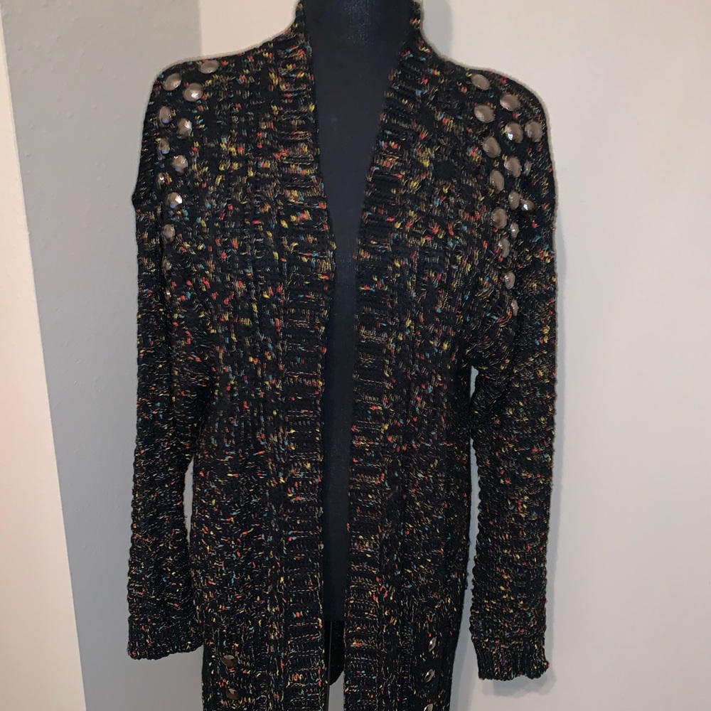 Black/Multi color sweater